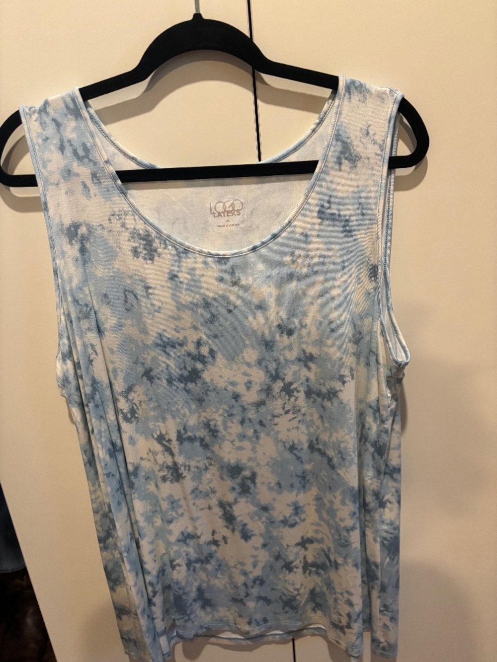 LOGO Blue Watercolors Tank New XL
